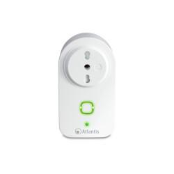SMART PLUG WI-FI ATLANTIS  - SPINA IT 16A - INCLUDE MIS.POTENZA - COMPATIBILE CO