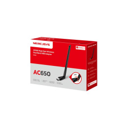 ADATTATORE USB WI-FI AC650  MERCUSYS   200M  2,4GHZ/433M A 5GHZ-1 ANT,EST.