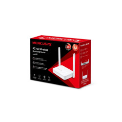 WIRELESS AC750 ROUTER MERCUSYS  -300MBPS 2.4/433MBPS 5GHZ- 2 ANT. EST.FISSE 2P L