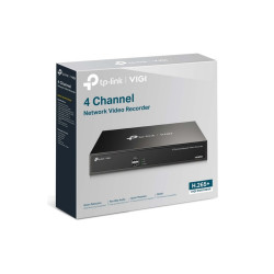 TP-Link - VIGI NVR1004H - 4 Channel Network Video Recorder, 1Ã— SATA Interface (