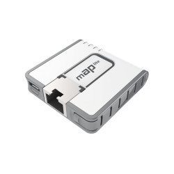 MikroTik, mAP lite,  mAP lite with QCA9533 650Mhz CPU, 64MB RAM, 1xLAN, built, i