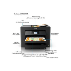 STAMPANTE EPSON MFC INK WORKFORCE WF-7830DTWF  A3 4IN1 32PPM, F/R STAMPA, 500FG