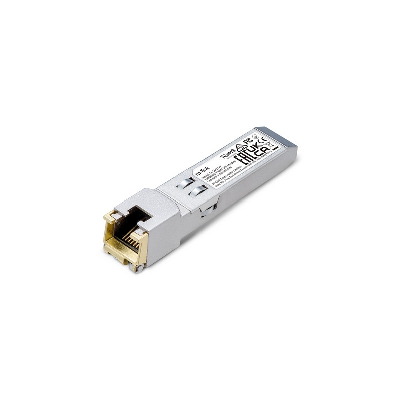 MODULO TP-LINK   1000BASE-T RJ45 SFP 1000MBPS RJ45 COPPER TRANSCEIVER, PLUG AND