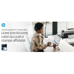CARTUCCIA HP 712  MAGENTA DESIGNJET 3-PACK 29ML ADATTA A DESIGNJET STUDIO, T210,