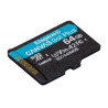 MICRO SECURE DIGITAL  64GB  CLASS10 U3 V30 + ADATTATORE READ:200MB/S CANVAS GO P