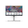 MONITOR AOC LCD IPS QD 27" WIDE FRAMELESS  4MS MM QHD 1000:1 BLACK HDMI DP USB-C