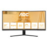 MONITOR AOC LCD CURVED VA 120HZ 34" WIDE  4MS WQHD 3500:1 BLACK REG.ALT. HDMI DP
