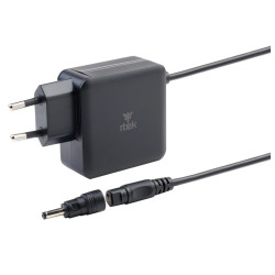 ALIMENTATORE UNIVERSALE ITEK  PER NOTEBOOK - 65W, TECNOLOGIA GAN, SUPER SLIM, 12