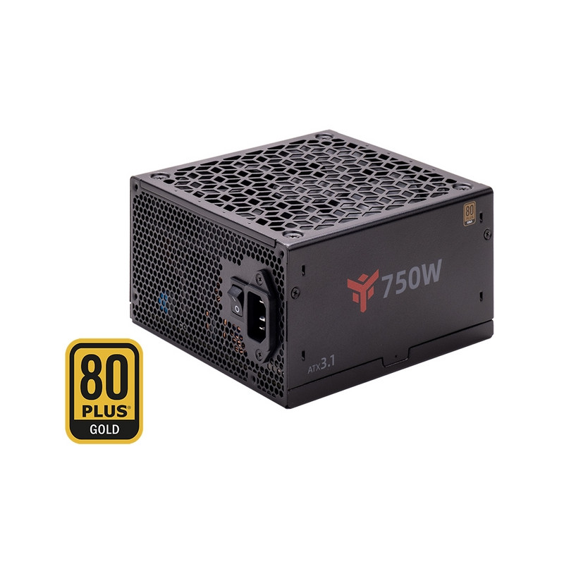 ALIMENTATORE ATX  GBI750 - 750W, 80PLUS GOLD, ATX 3.1, PFC ATTIVO, VENTOLA FDB 1