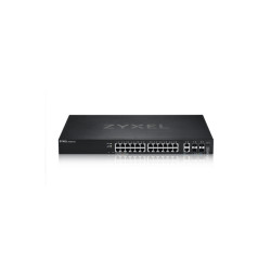 SWITCH 24P GIGABIT + 2P 10GBE MG +4P 10 GIGABIT SFP+ ZYXEL  LAYER 3 STACKABLE -