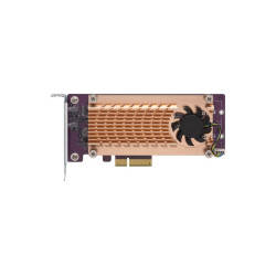 SCHEDA ESPANSIONE SSD QNAP  DUAL M.2 PCIE (PCIE GEN3 X4 HOST INTERFACE)-SHORTER