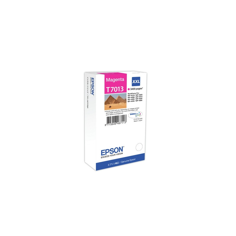 CARTUCCIA EPSON T7011  XXL PIRAMIDI  MAGENTA PER WORKFORCE PRO WP-4015 DN/4095 D