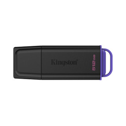 FLASH DRIVE USB3.2 512GB KINGSTON  EXODIA NERO+VIOLA