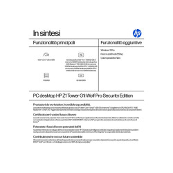 WORKSTATION HP AI Z1 G1I 16LT D4TB5ET U9-285 32DDR5 5600MT/S 1TBSSD W11PRO 3YNBD