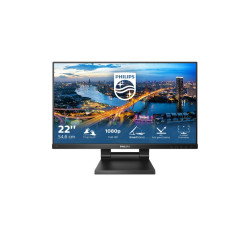 MONITOR SMOOTH-TOUCH PHILIPS LCD LED 21.5"  4MS  SOFTBLUE MM FHD 1000:1 BLACK VG