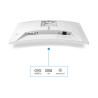 MONITOR PHILIPS LCD FAST VA LED 180HZ 27" WIDE  0.5MS QHD 5000:1 WHITE 2XHDMI DP