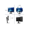 MONITOR PHILIPS LCD IPS LED 120HZ 23.8" WIDE  4MS SOFTBLUE MM QHD 1500:1 BLACK H