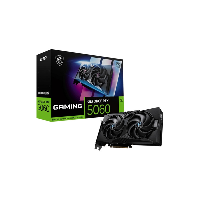 SVGA MSI GEFORCE RTX 5060 8G GAMING OC NVIDIA PCIE5.0 8GDDR7 128BIT 2640MHZ 1XHD