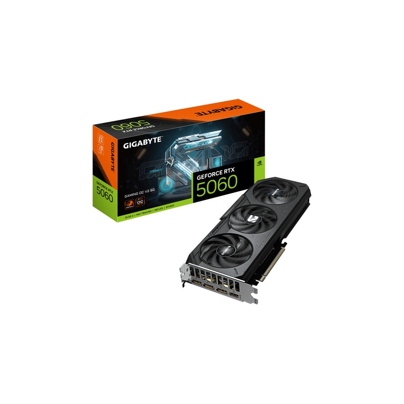 SVGA GIGABYTE  RTX 5060 8GDDR7 128BIT 2602MHZ-O.C. PCIE5.0 HDMI 3XDP 7680X4320 5