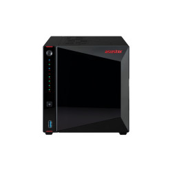 NAS ASUSTOR  X 4HDD/SSD 3.5"/2.5"SATA3 6GB/S -NO HD- QUAD CORE 2.0GHZ-4GB DDR4 S