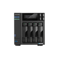 NAS ASUSTOR  X 4HDD/SSD 3.5"/2.5"SATA3 6GB/S -NO HD- QC 2.0GHZ-4GB DDR4-2P 2.5GB