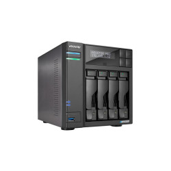 NAS ASUSTOR  X 4HDD/SSD 3.5"/2.5"SATA3 6GB/S -NO HD- QC 2.0GHZ-4GB DDR4-2P 2.5GB
