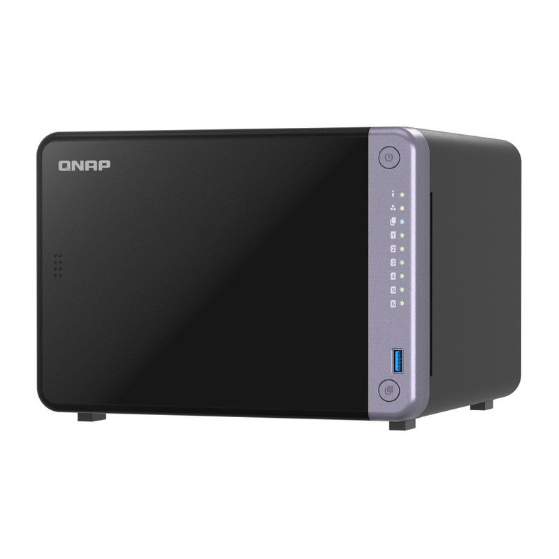 NAS QNAP  6HD 3,5"/2,5"SATA6 -NO HD-2P 10GBE SFP+LAN + 2P 2.5GBE -2P USB3.2-4GB