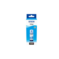 FLACONE EPSON 114  70ML CIANO PER ECOTANK ET-8500 ET-8550