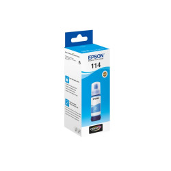 FLACONE EPSON 114  70ML CIANO PER ECOTANK ET-8500 ET-8550