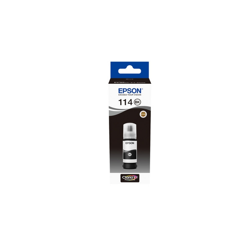 FLACONE EPSON 114  70ML NERO PIGMENTI PER ECOTANK ET-8500 ET-8550