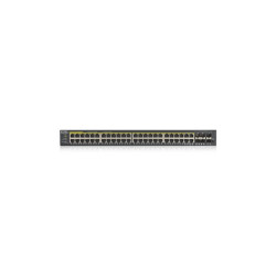 SWITCH ZYXEL  44P GIGA POE +4P DUAL GIGABIT+2P SFP, IPV6,VLAN, NEBULAFLEX RACK 1